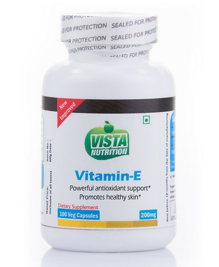 Vista Nutrition E Vitamini Kapsülleri