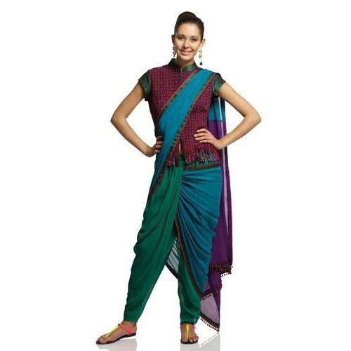 Vakarėlio apranga Dhoti Pant Saree