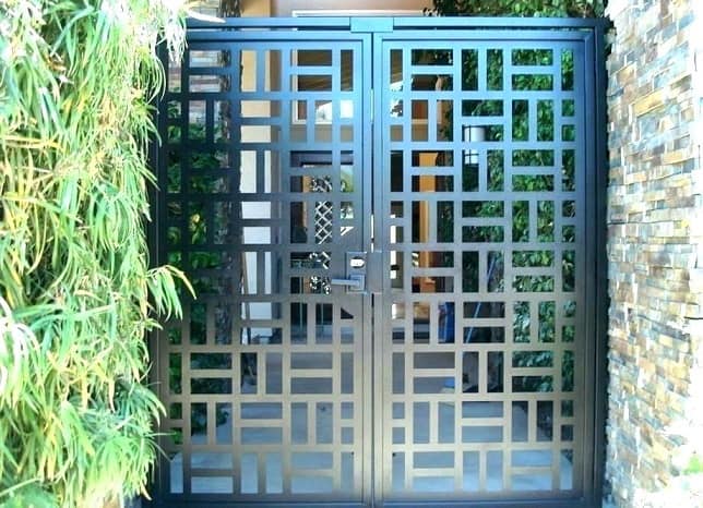 Çağdaş Bahçe Kapısı Tasarımları