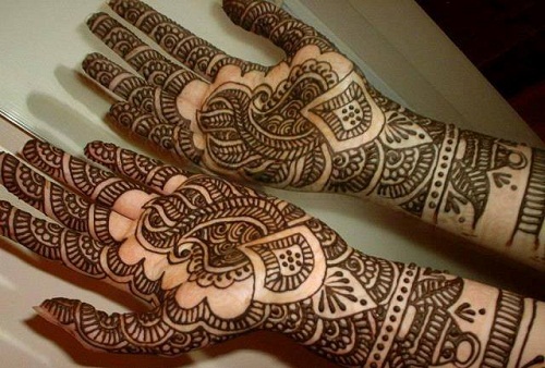 Grafinis Marathi Mehndi dizainas