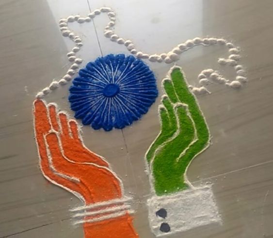 Bağımsızlık Günü Rangoli