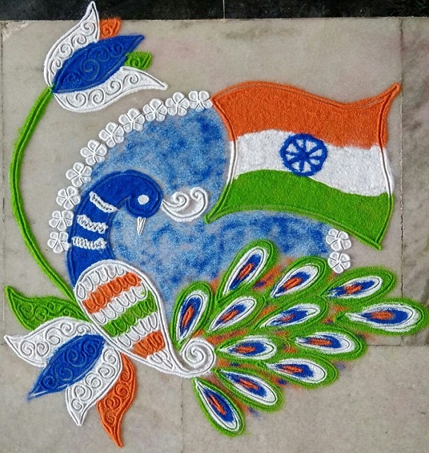 Bağımsızlık Günü Rangoli