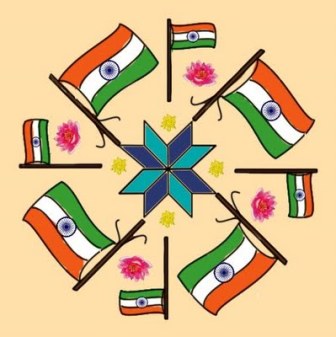 bağımsızlık günü rangoli tasarımları