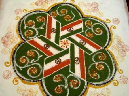 Bağımsızlık Günü Rangoli