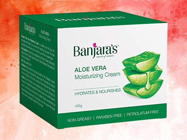 „Banjara“ drėkinamasis kremas „Aloe Vera“