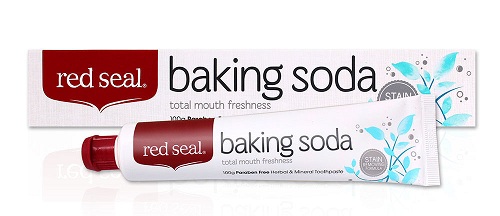Natūralios kepimo sodos dantų pasta „Red Seal“