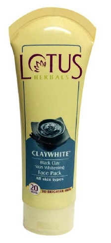 „Lotus Herbals Clay White Back Clay“ odos balinimo veido paketas