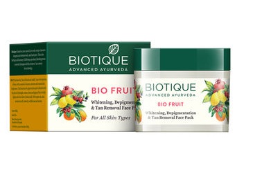 Biotique Bio Meyve Beyazlatma & Depigmentasyon Yüz Paketi