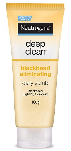 „Neutrogena Deep Clean Blackhead“ pašalina kasdienį šveitiklį