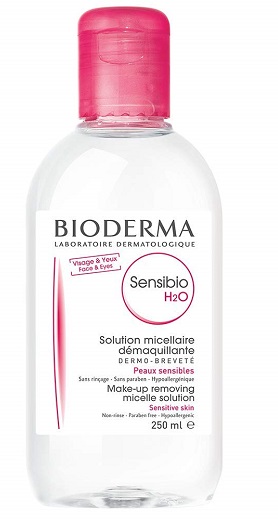 „Bioderma Sensibio H2o“ švytinčiai odai