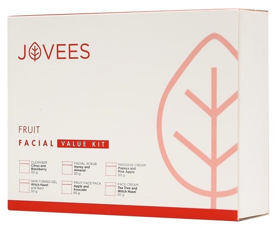 Kuru ciltler için Jovees Fruit Facial Kit