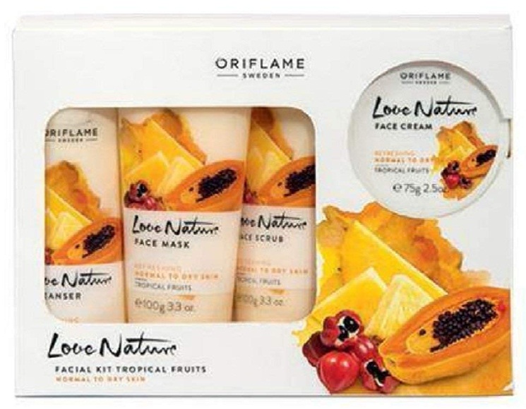 Oriflame Love Nature Kuru Ciltler İçin Yüz Kiti