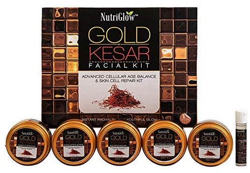 „Nutriglow Gold Kesar“ veido rinkinys