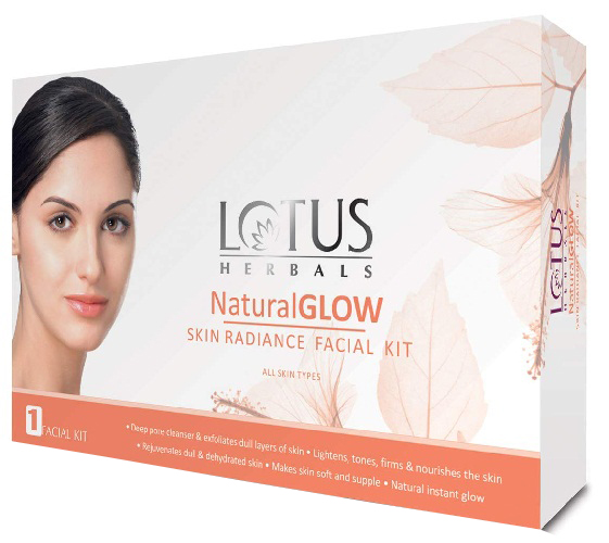 Lotus Natural Glow veido rinkinys jautriai odai