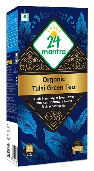 24 „Mantra Organic Tulsi“ žalioji arbata