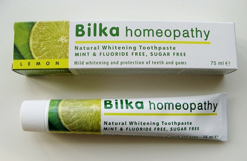 Bilka Homeopatija Natūrali citrinų balinimo dantų pasta