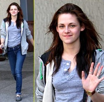 Kristen Stewart be makiažo nuotraukų 6