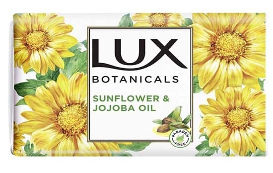 „Lux Botanicals“ saulėgrąžų ir simondsijų aliejaus muilo baras