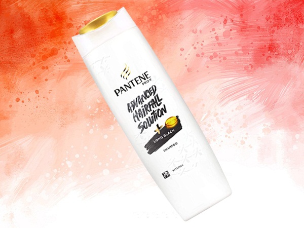 Pantene ilgas juodas šampūnas