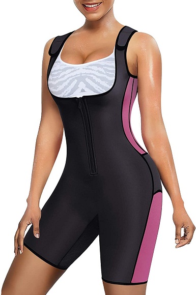 BRABIC Kadın Tam Vücut Shapewear Spor Sweat Neopren Takım