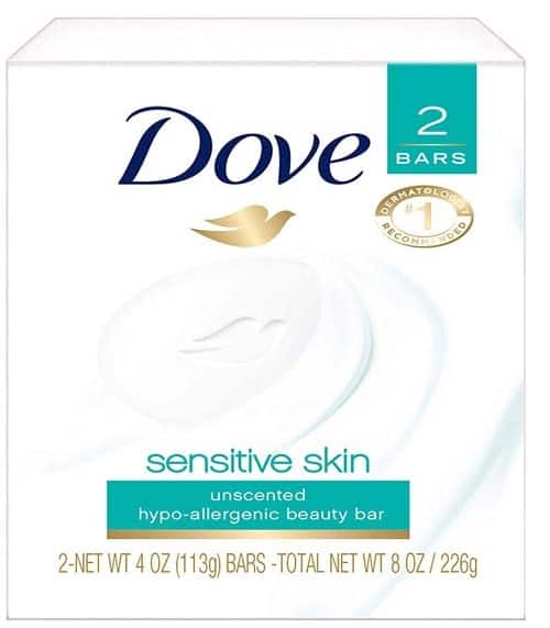 Dove Beauty Bar, Hassas Ciltler