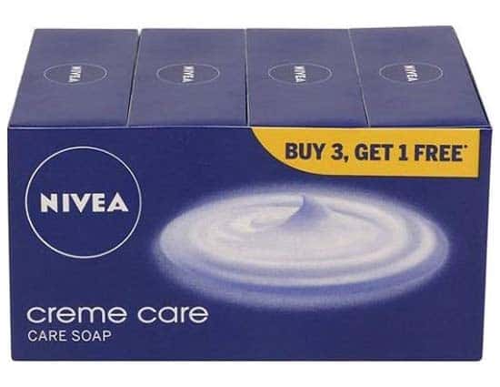 Nivea kremo priežiūros muilas jautriai odai