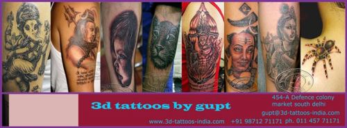 3D tatuiruočių studija Delyje