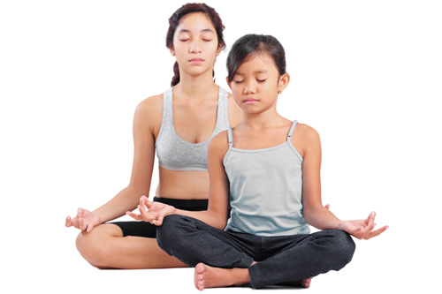 Sukhasana joga kraujospūdžiui gydyti