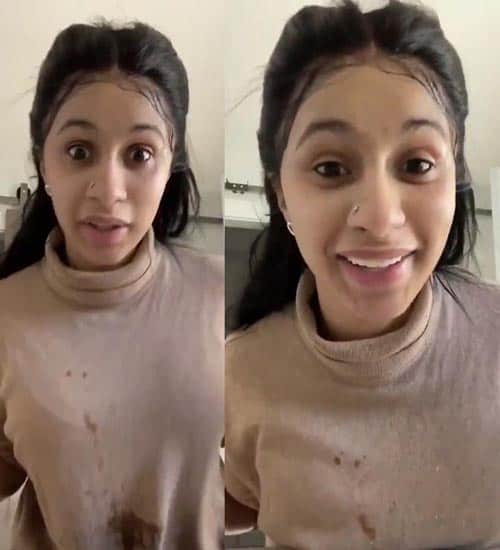 Makyajsız Cardi B 1
