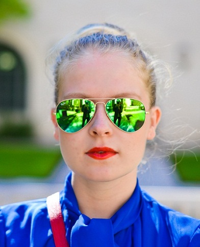 Mirror Green Lens Güneş Gözlüğü By Ray ban