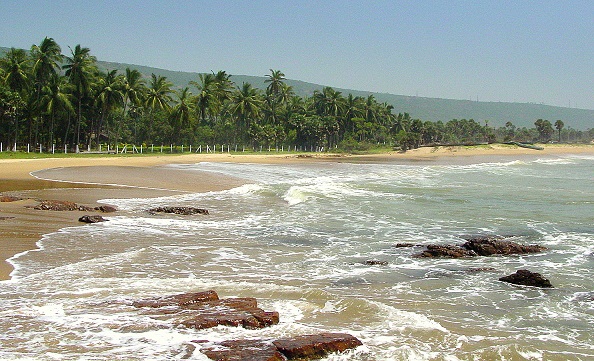 Yarada paplūdimys, Vishakapatnam, Andhra Pradešas