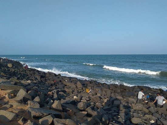Pondicherry'deki Royal Rock Plajı
