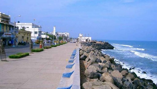 Pondicherry'deki Görkemli Mahe Plajı