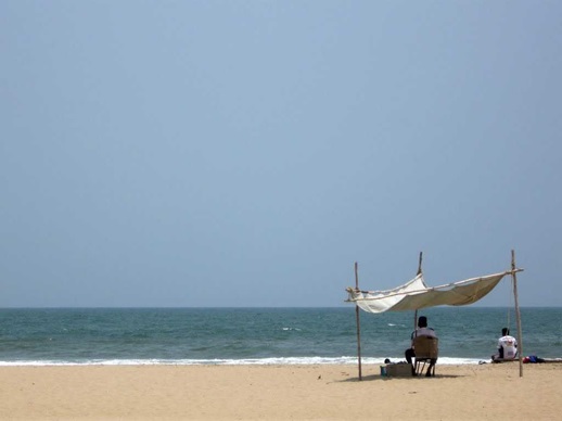 Pondicherry'deki Cennet Plajı