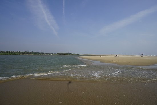 Veerampattinam paplūdimys Pondicherry mieste