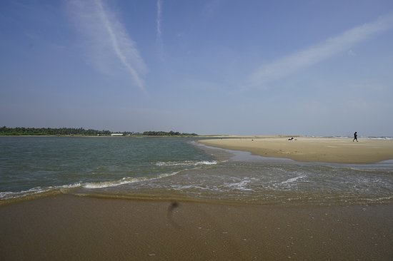 Veerampattinam paplūdimys Pondicherry mieste