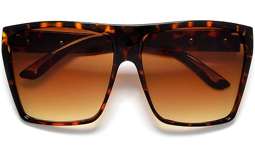 Negabaritiniai moteriški kampiniai kvadratiniai saulės akiniai