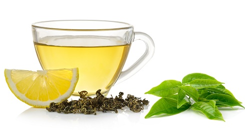 Citrinų ir žaliosios arbatos veido paketas