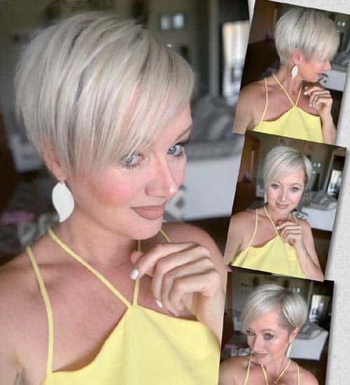 „Pixie Short Funky Cut“