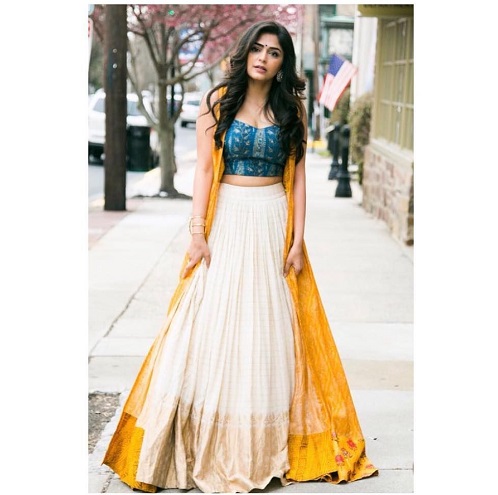 Tasarımcı Lehenga Ceket