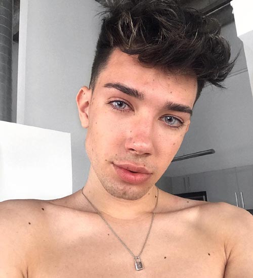 James Charles Makyajsız 1