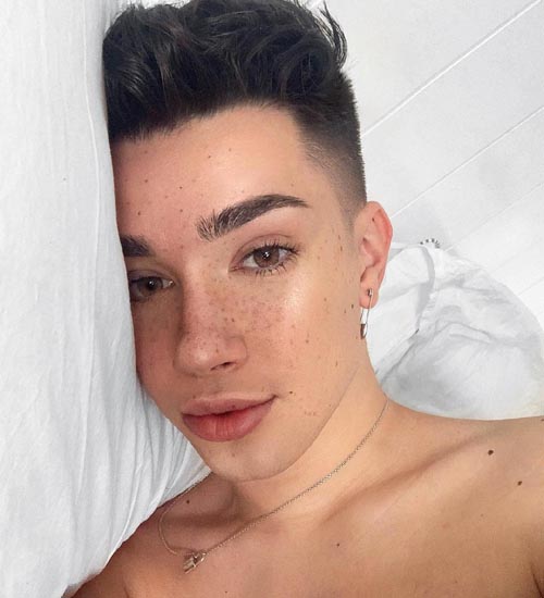 James Charles Makyajsız 3