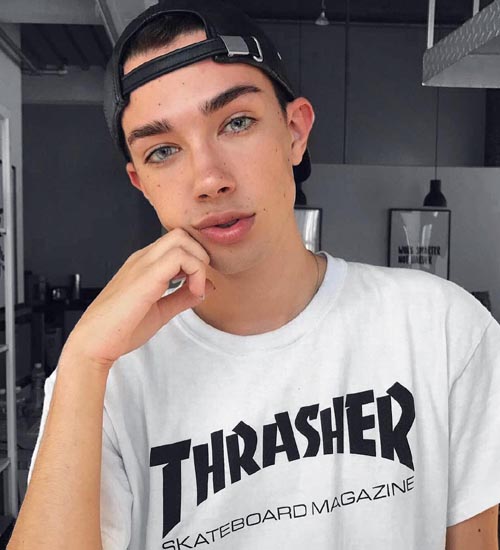 James Charles Makyajsız 5