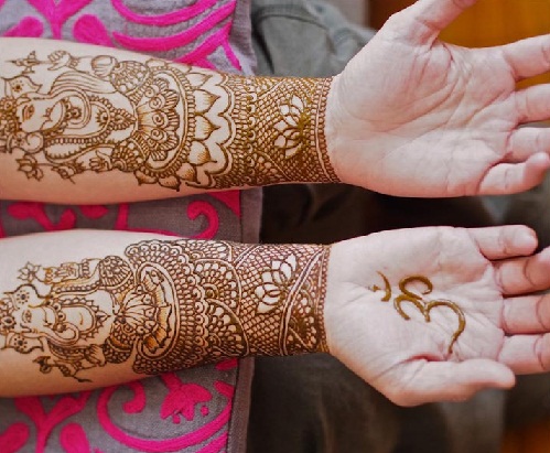 Ganesh Mehndi Tasarım