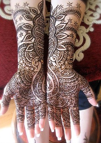 Indo-arabų Vakarų Mehndi