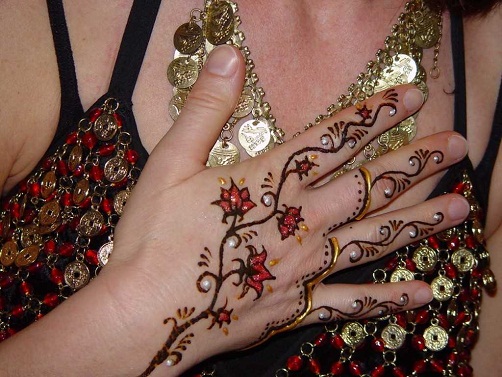 Parıltılı Batı Mehndi