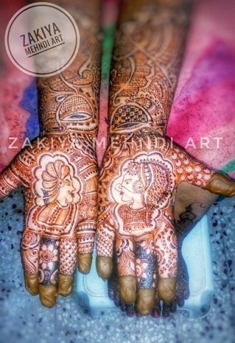 „Zakiya“ profesionali vestuvių mehndi menininkė