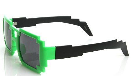 Erkek Çocuklar için Blok Stili Funky Güneş Gözlüğü