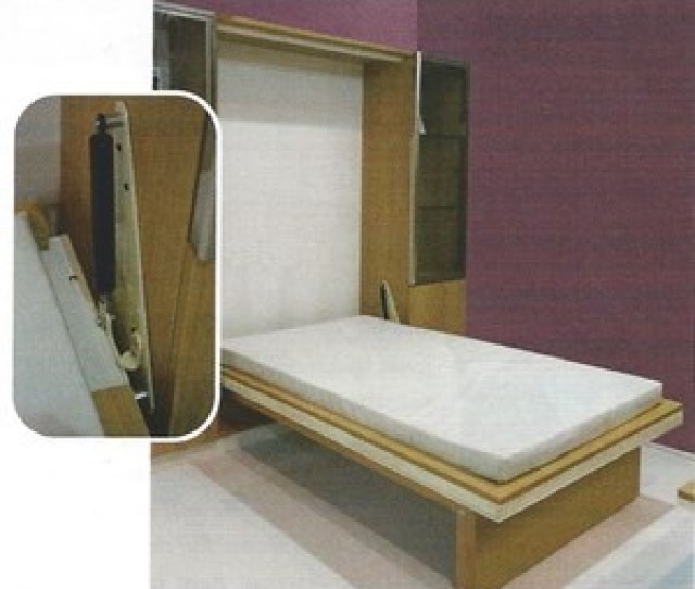„Ebco“ sieninės lovos tvirtinimas vertikaliai su spaustukais