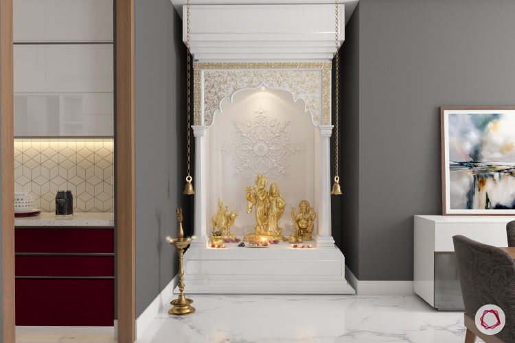 „Pooja“ kambarių dizainas apartamentuose